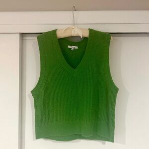 Madewell Women’s Shrunken Fineloft Sweater Vest in XL